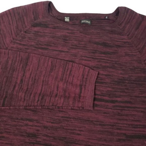 Buffalo David Bitton Mens XXL, 2XL Purple & Black Long Sleeve Sweater Pullover